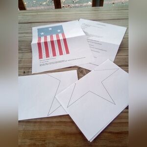 Strip It Sew It Flag Quilt Quilting Pattern Patriotic USA America Texas Flag